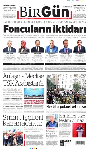 Birgün Gazetesi 9 Ekim 2026 günün manşeti