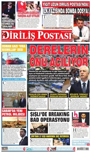 Diriliş Postası Gazetesi 18 Ekim 2026 günün manşeti