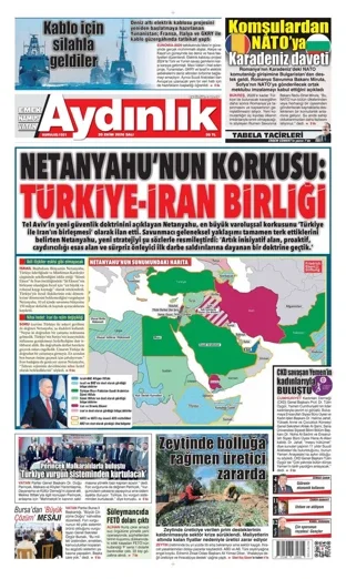 Aydınlık Gazetesi 20 Ekim 2026 günün manşeti