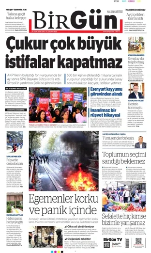 Birgün Gazetesi 20 Ekim 2026 günün manşeti